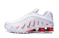 nike shox r4 hommes original red logo